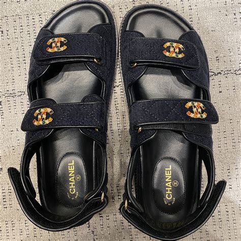 sandálias chanel 2021|Chanel slides for sale.